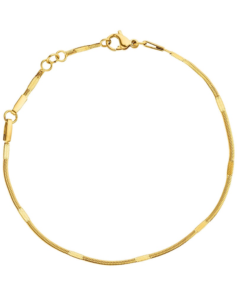 PureleiÂ® Kanani Bracelet (18K Gold plated) â€“ Elegant women's bracelet â€“ stainless steel jewelry â€“ Adjustable length 6.3/6.89/7.87 inches â€“ Fashion jewelry for your individual look - Image 1
